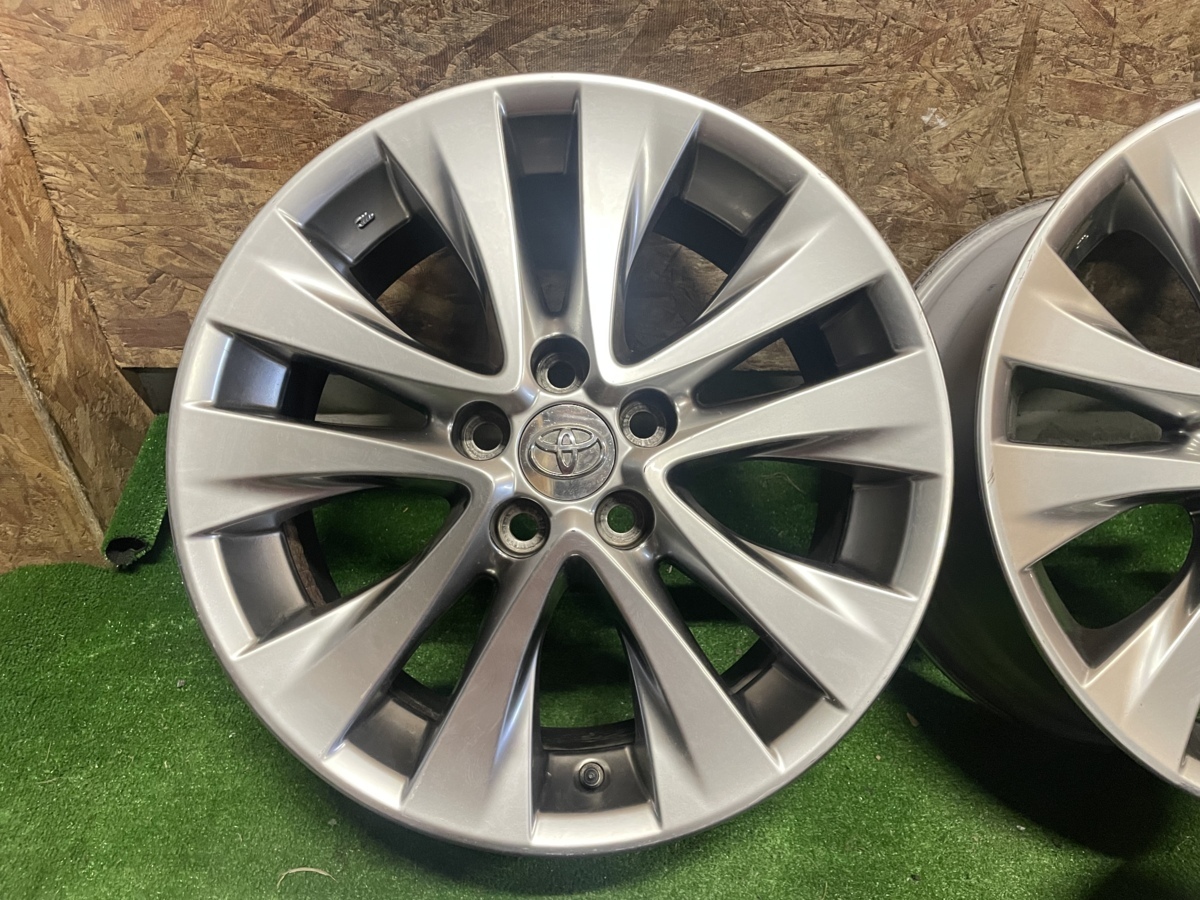 良品 トヨタ 20系 アルファード ヴェルファイア 純正 18インチ 7.5J +  