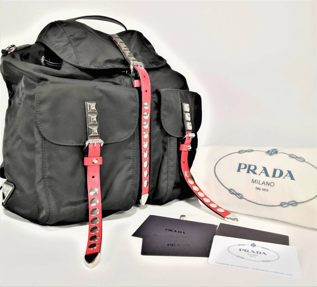 プラダ PRADA リュック バックパック 1BZ811 ナイロン リュックサック 