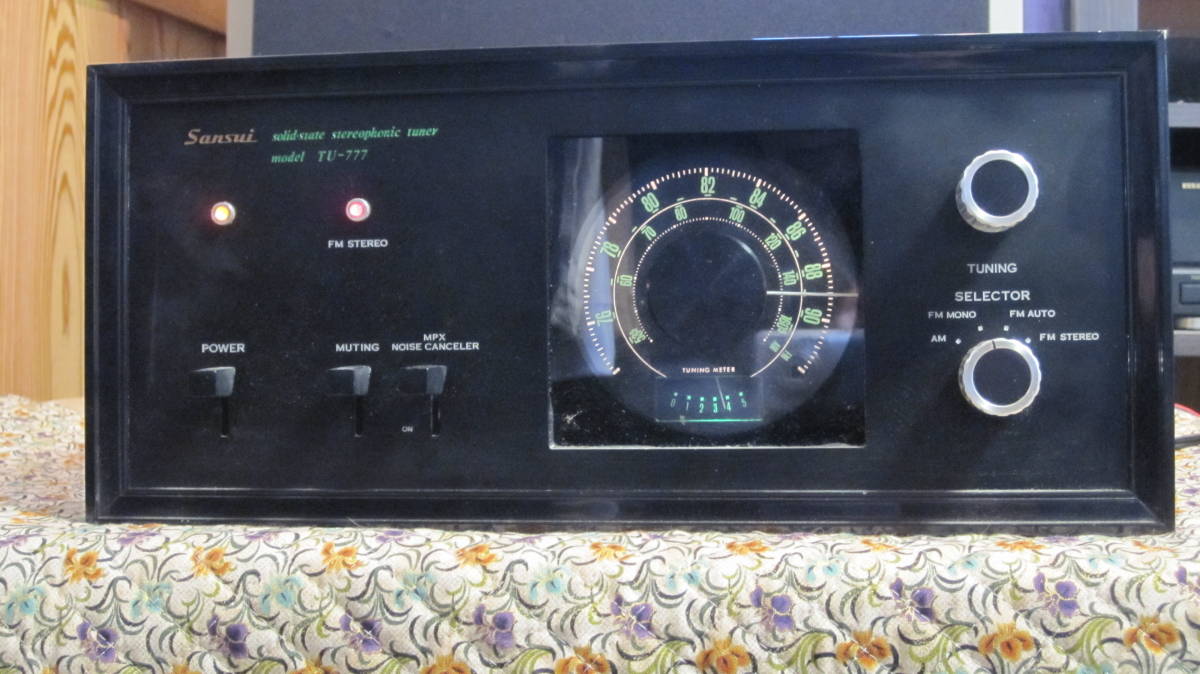 セール，100%新品 SANSUI TU-777(チューナー)｜売買されたオークション情報、yahooの商品情報をアーカイブ公開 - オークファン チューナー