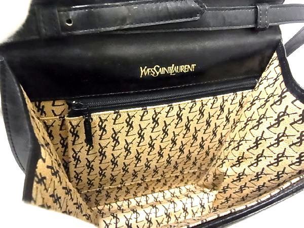 1円 YVES SAINT LAURENT イヴサンローラン ヴィンテージ レザー×ボア
