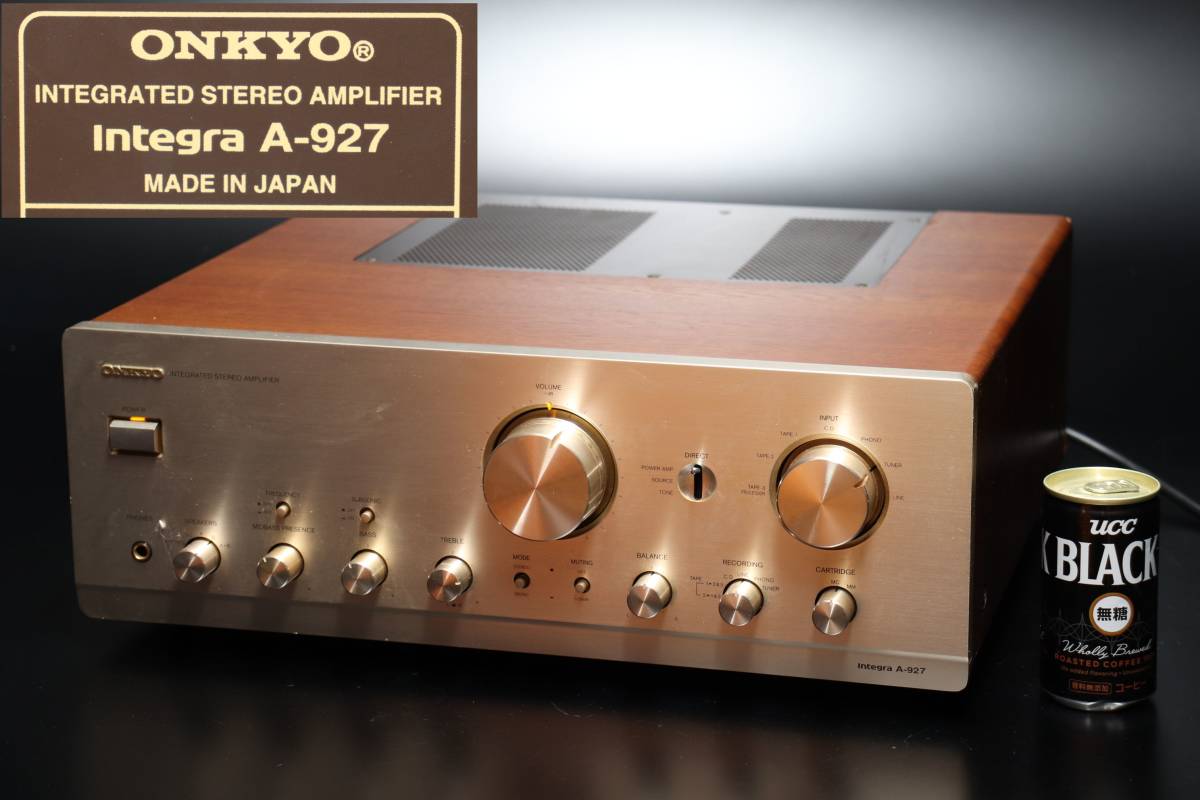 Integra A-927 プリメインアンプ ゴールド ONKYO オンキョー Integra A-927 プリメインアンプ Integra A-927