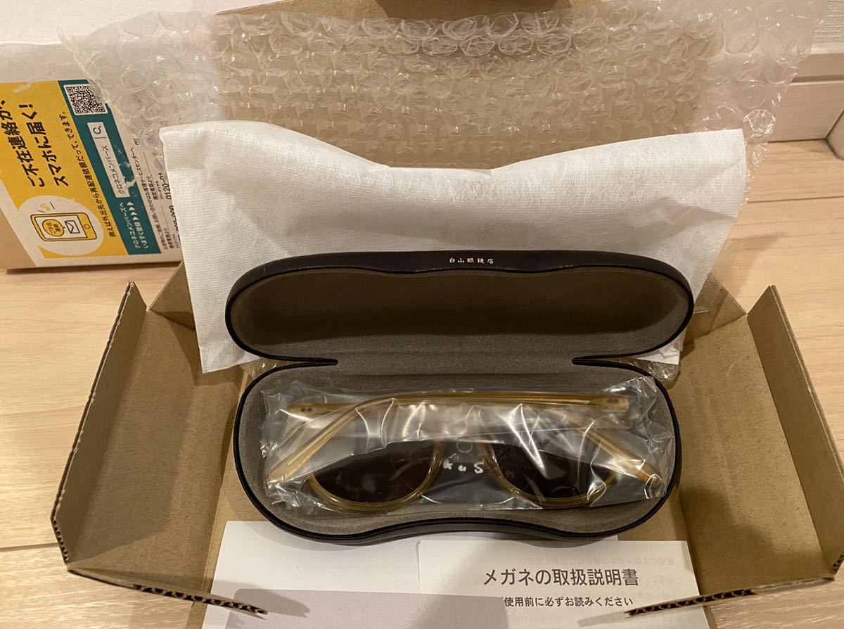 新品未使用】白山眼鏡店 MAYFAIR model らん甲 メイフェア ジョン 