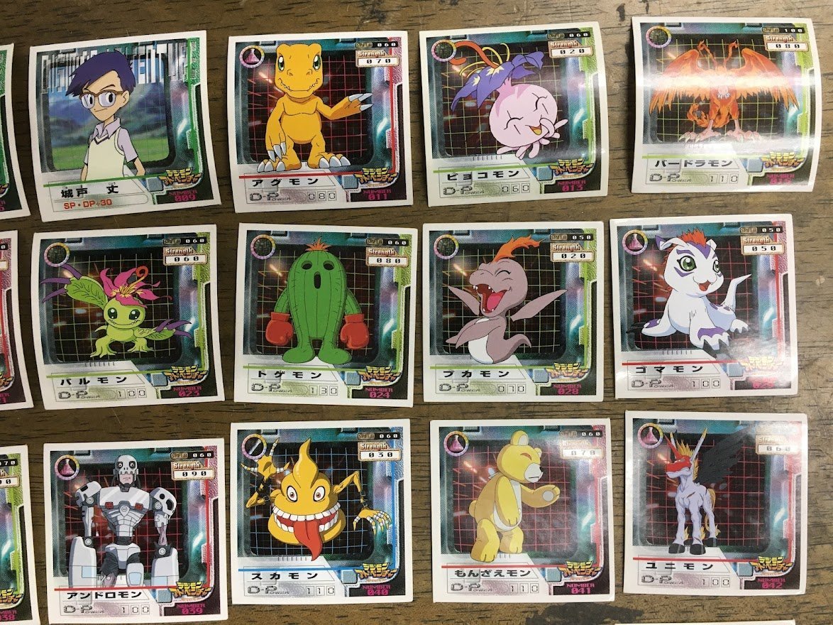 まとめて デジタルモンスター デジモン シール レトロ アマダ 