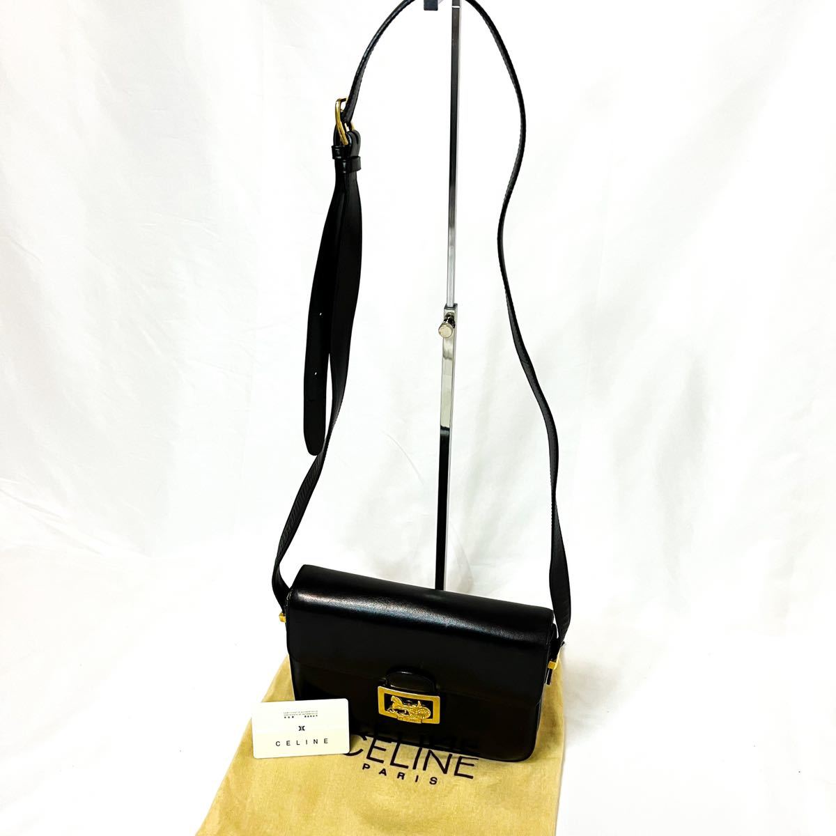 セリーヌ 1円 CELINE ヴィンテージ □ 美品 マカダム レザー 1円 