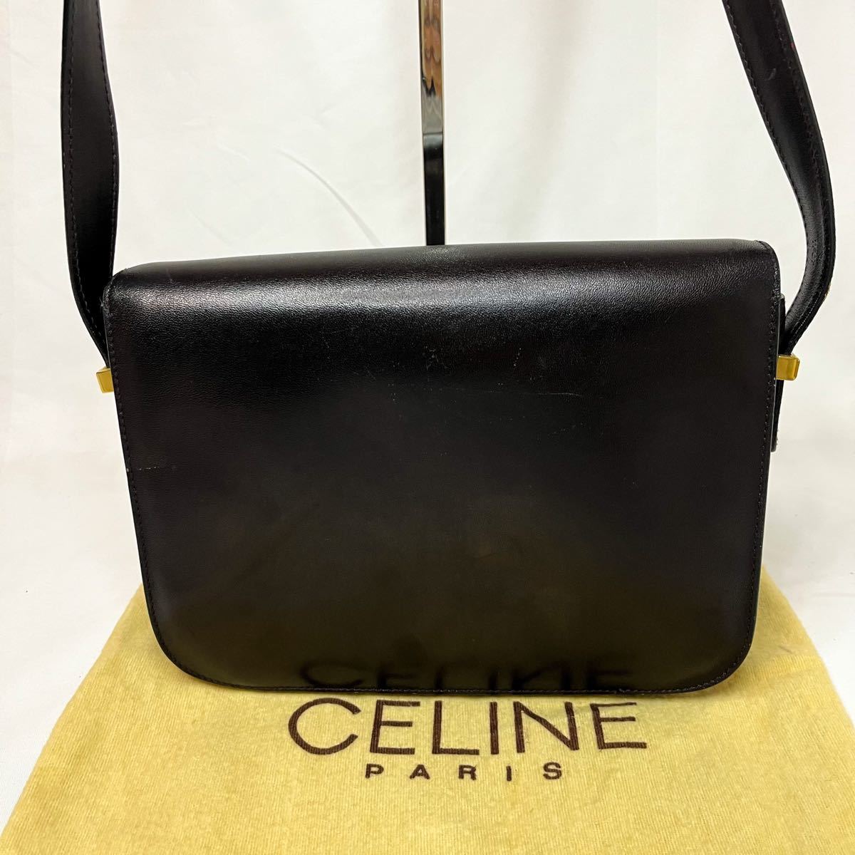 セリーヌ 1円 CELINE ヴィンテージ □ 美品 マカダム レザー 1円 