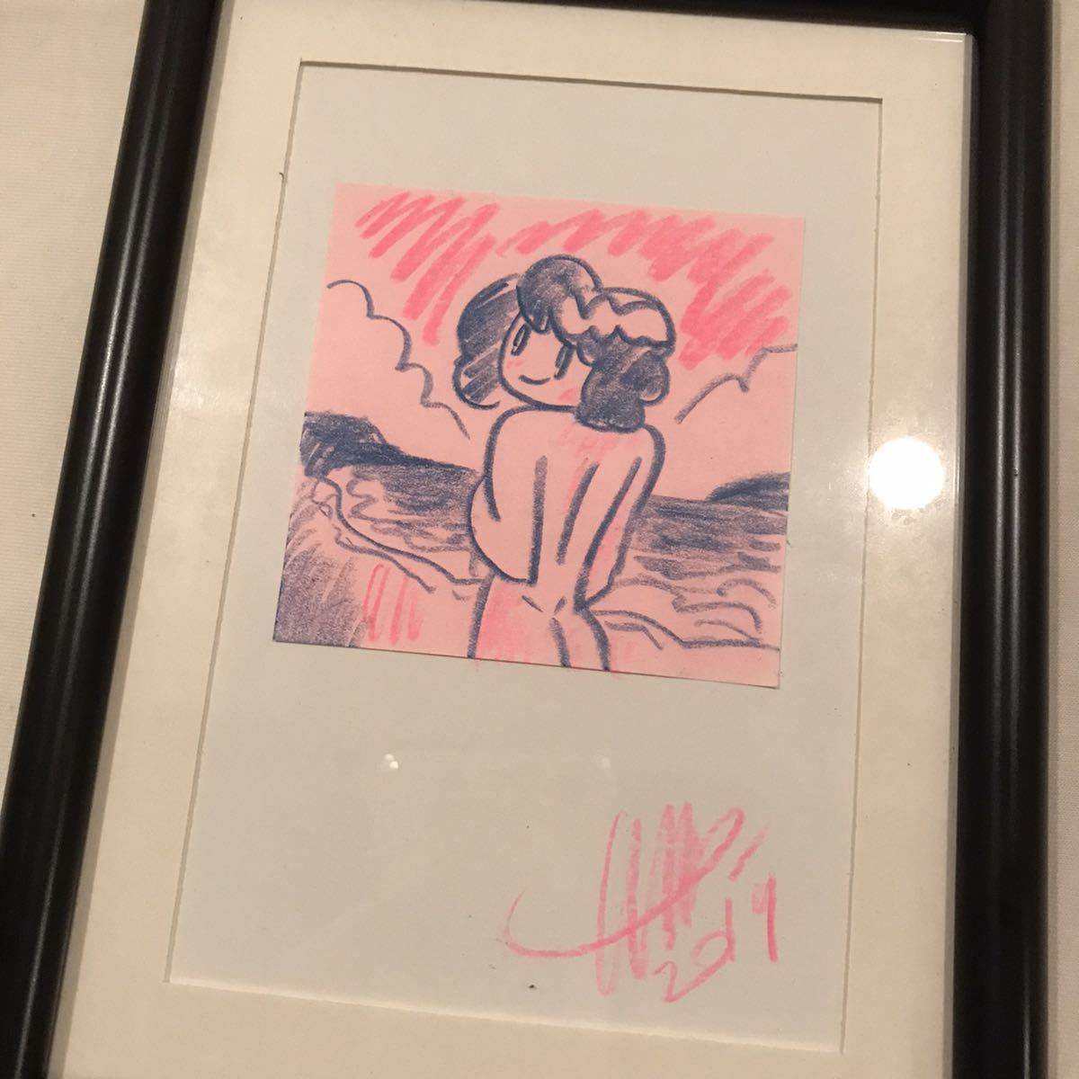 天野タケル 直筆ドローイング 原画 アマノタケル kyne ロッカクアヤコ  