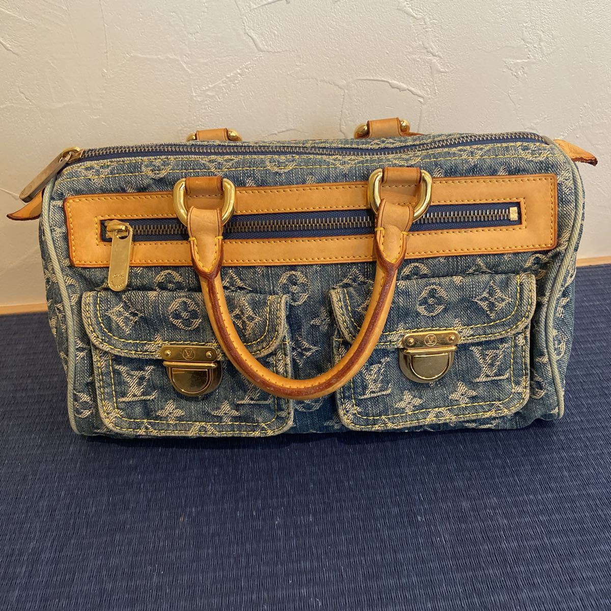  ヴィトン ルイ ヴィトン LV バッグ ハンドバッグ デニム(ハンドバッグ)｜売買されたオークション情報、yahooの商品情報をアーカイブ公開 - オークファン かばん、バッグ