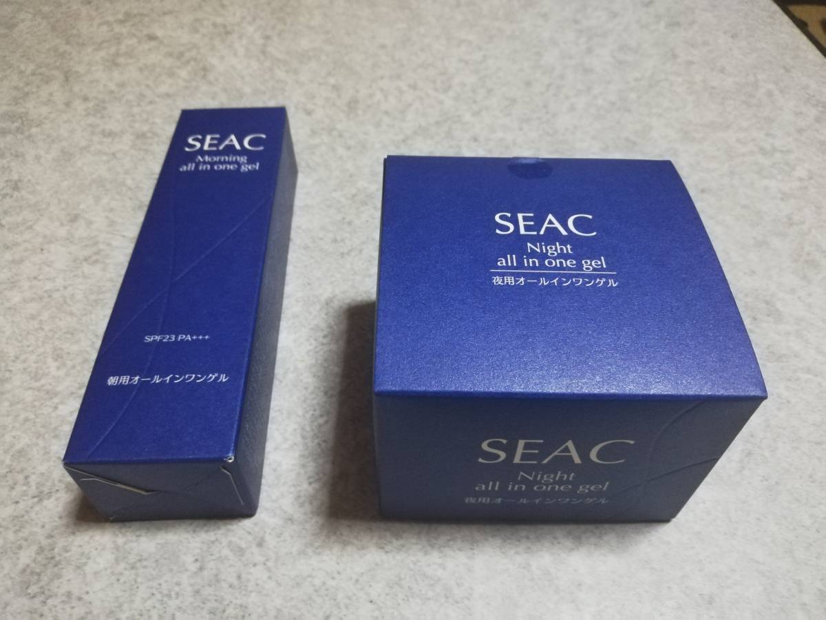 得価】 世田谷自然食品 SEAC(シーク) オールインワンゲル 朝用&夜用 