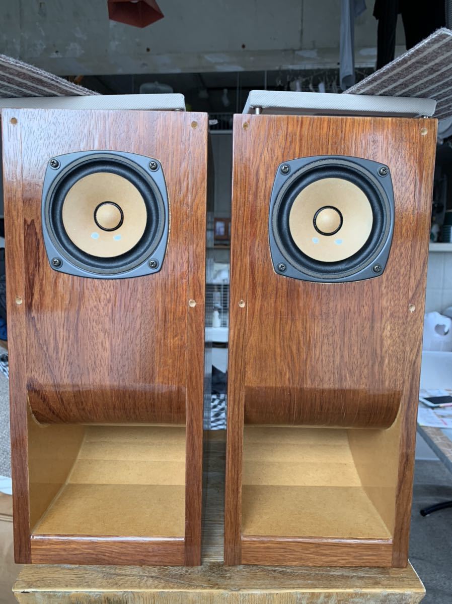 自作バックロードホーン ◇ FOSTEX FE 103En 使用 MDF製 突板シート
