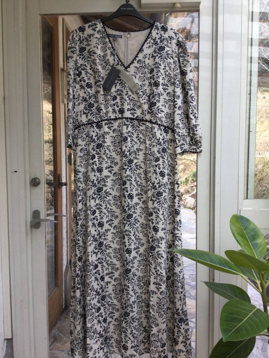 ローラアシュレイ シルク ロングワンピース 花柄 13号 大きいサイズ Tajhizanservice Com