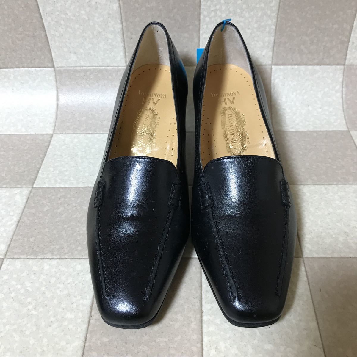 M1173/タグ付き/未使用/銀座ヨシノヤ/22.5/黒/レディース/パンプス/靴 