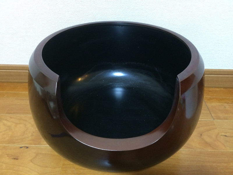 茶道具 面取風炉 唐銅 茶色 丸型 茶道具 風炉 唐銅風炉 唐銅
