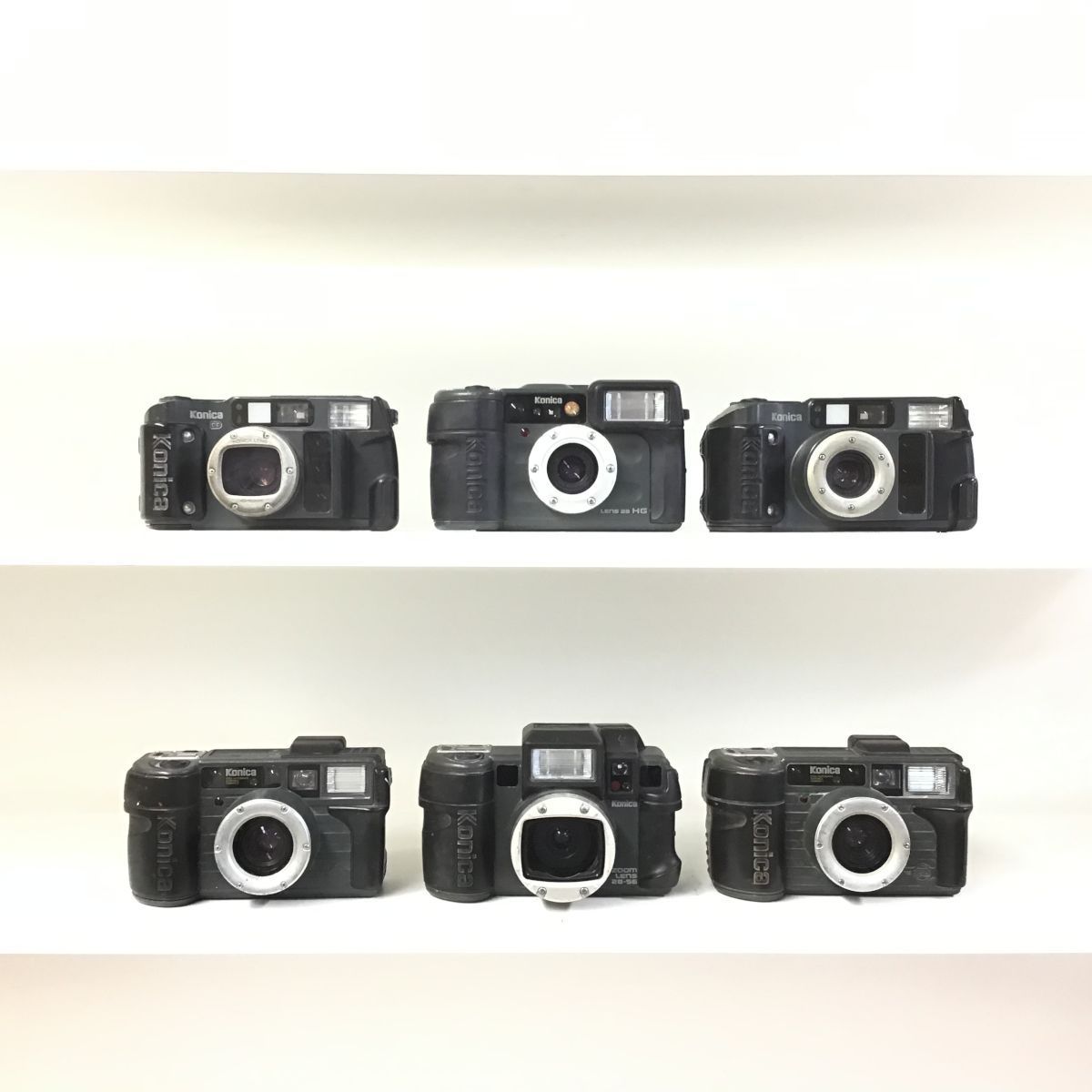シャッター フラッシュOK コニカ 現場監督 DD ， Lens 28 HG 他