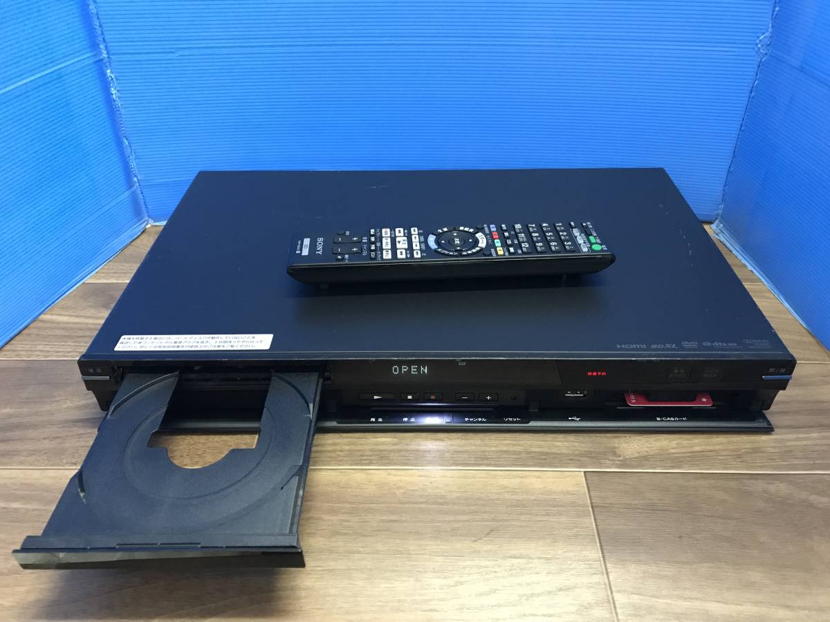 SONY ソニー BD/HDDレコーダー BDZ-AT700 リモコン付　中古品B-2887 BDZ-AT700 SONY ソニー BD⁄DVD 500GB☆10年☆ソニー&frasl;SONY☆HDD&frasl;BDレコーダー☆BDZ-AT700☆2番組同時 :
