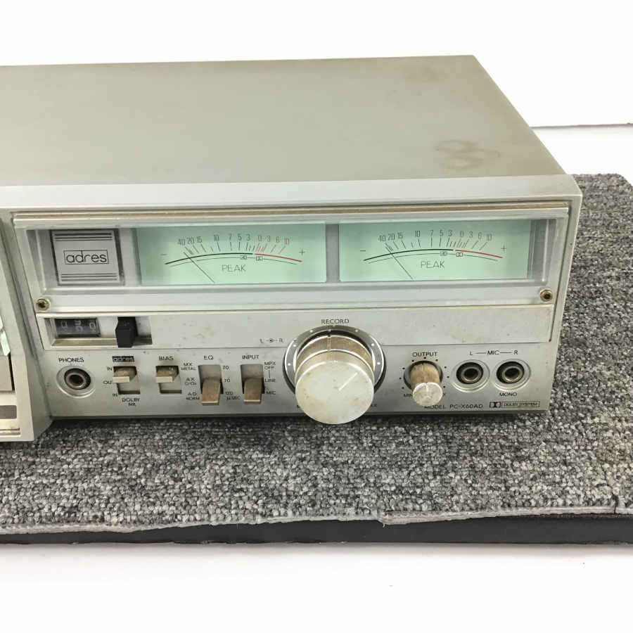 Aurex PC-X60AD カセットデッキ オーレックス テープ動作不良