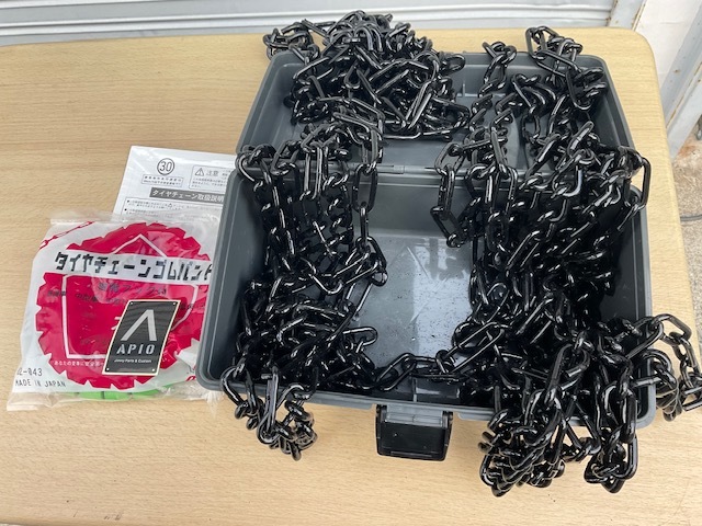 本物保証，品質保証 ジムニー JA22W タイヤチェーンのセット 品 ます(金属チェーン)｜売買されたオークション情報、yahooの商品情報をアーカイブ公開 - オークファン 金属チェーン