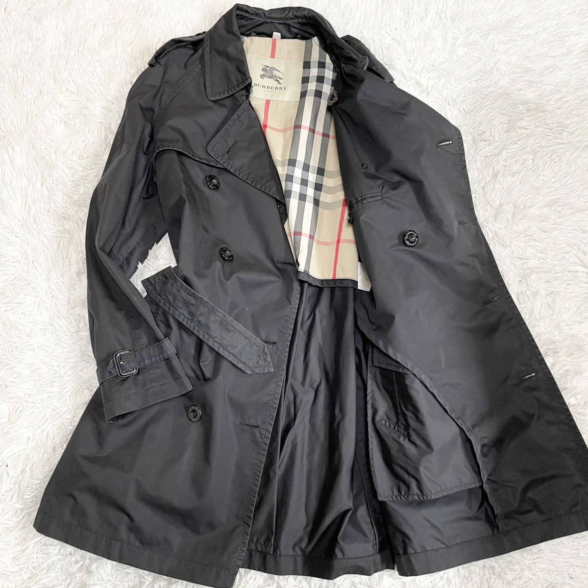 トレンチコート バーバリー ノバチェック BURBERRY ベージュ ノバ 