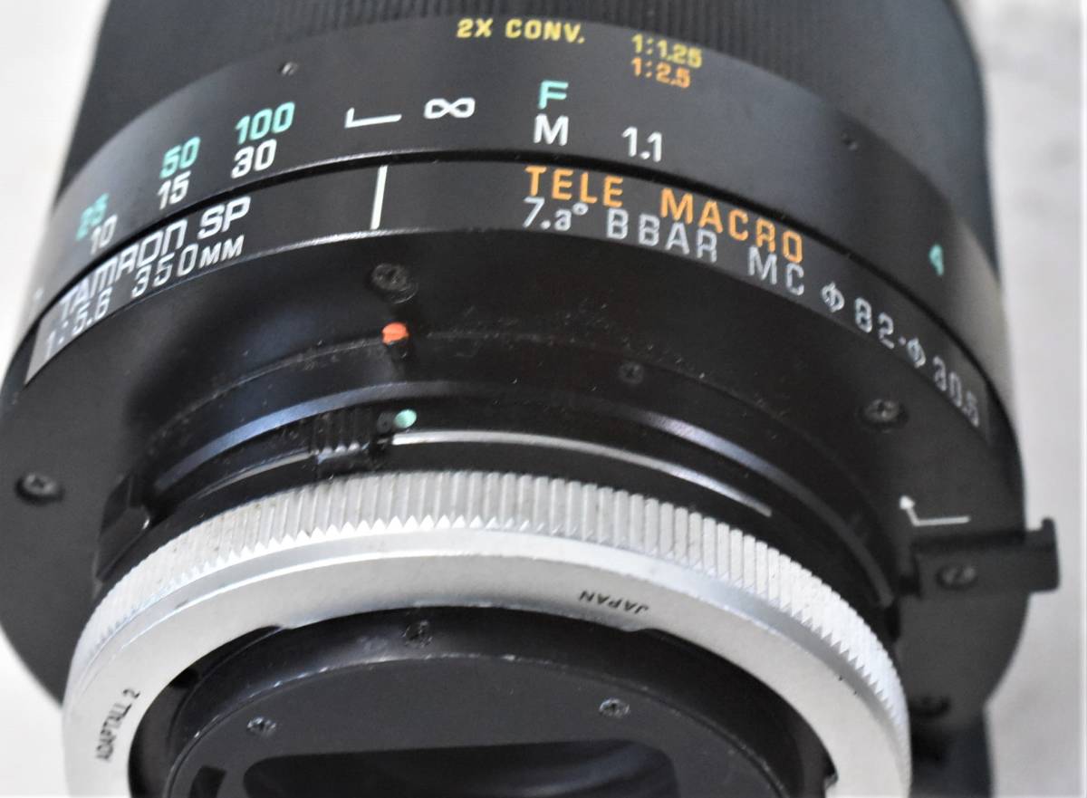 TAMRON SP○350mm F5.6○TELE MACRO○タムロン ミラーレンズ○キヤノンFD