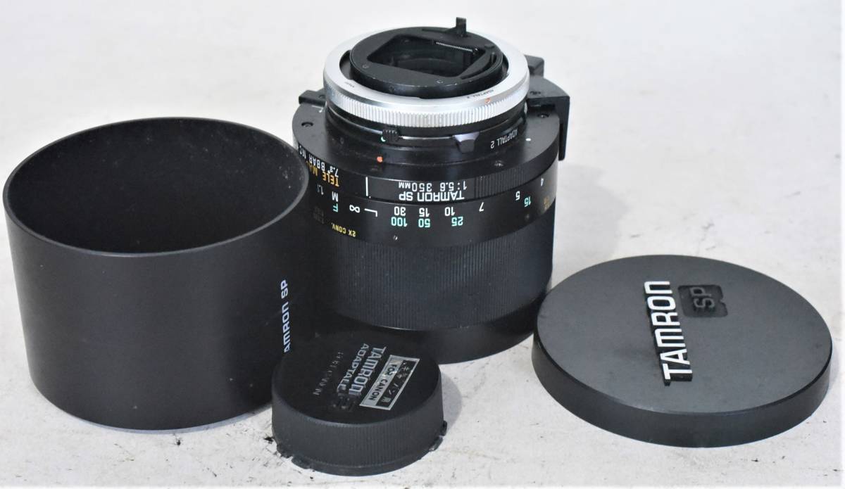 TAMRON SP○350mm F5.6○TELE MACRO○タムロン ミラーレンズ○キヤノンFD