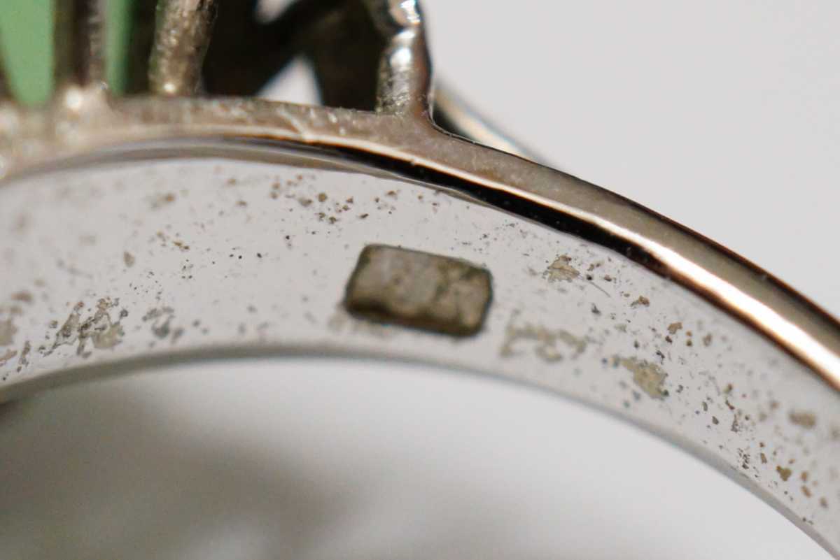 B25 天然スモーキークォーツ Silver刻印 アクセサリー アンティーク カラーストーン ビンテージ リング ヴィンテージ 天然石 指輪 約12 5号 信憑 リング