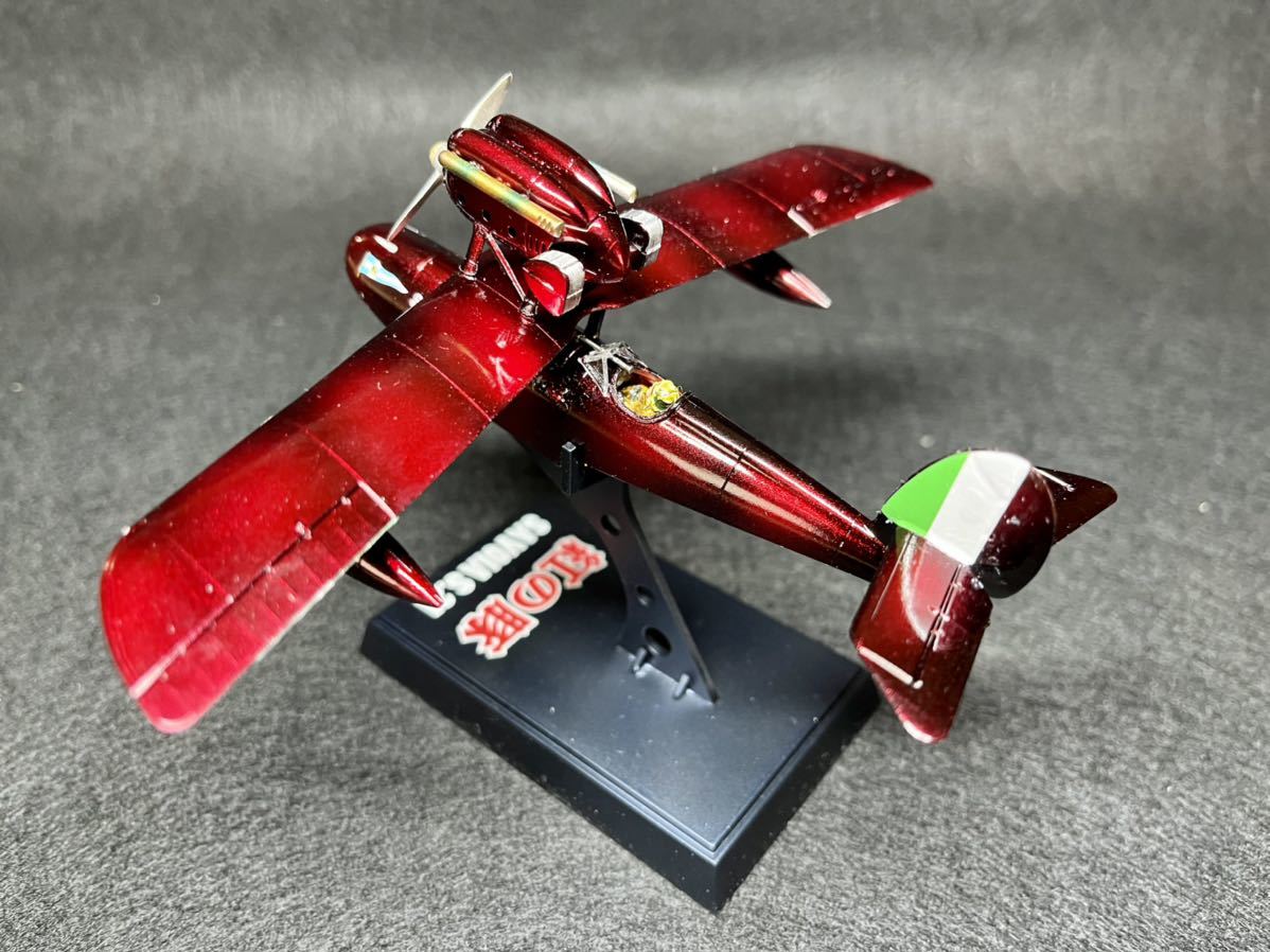 完成品 半完成塗装済み 紅の豚 サボイア S.21 後期型 カーチス R3C 完成品 半完成塗装済み 紅の豚 サボイア S.21 後期型 カーチス R3C