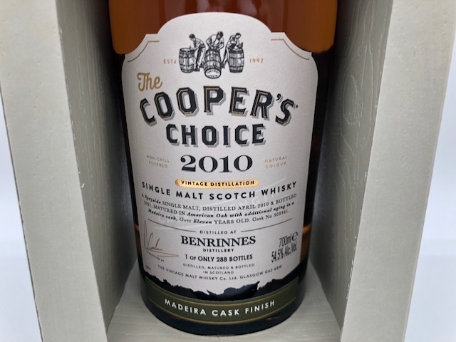 WHISKYHOOP ベンリネス2010 11年 神戸 57.8% 1円スタート【正規輸入品】 ベンリネス 11年 2010 マデイラ カスク