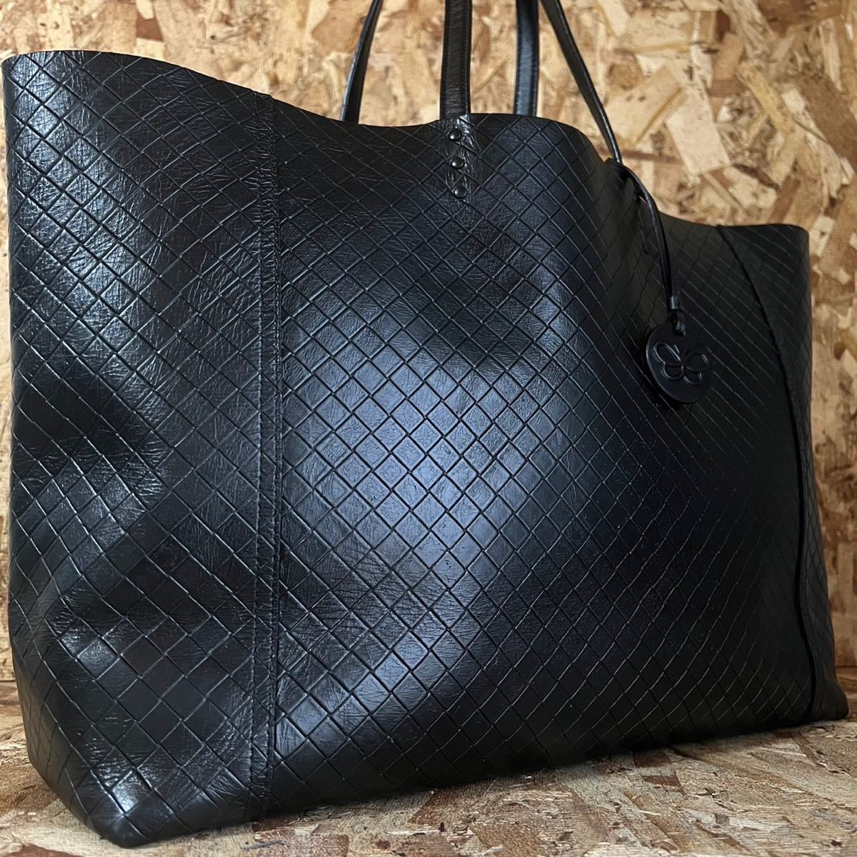 品質保証，新作 1円 BOTTEGA VENETA レア ボッテガヴェネタ イントレ 男女 ハンドバッグ ブラック トートバッグ ショルダーバッグ(かばん、バッグ)｜売買されたオークション情報、yahooの商品情報をアーカイブ公 男性用