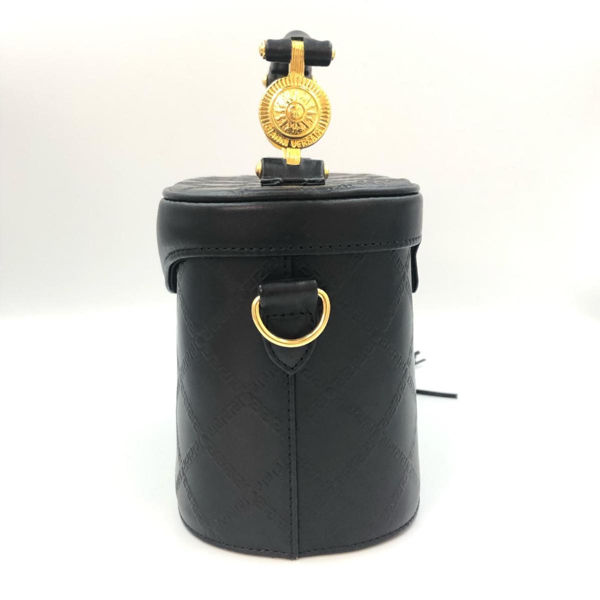 VERSACE ヴェルサーチ バニティバッグ 2WAYチェーンショルダー レザー