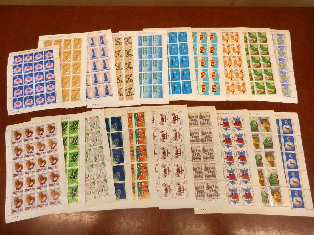 未使用 50円切手シート 切手・趣味の通信販売｜スタマガネット 日本 