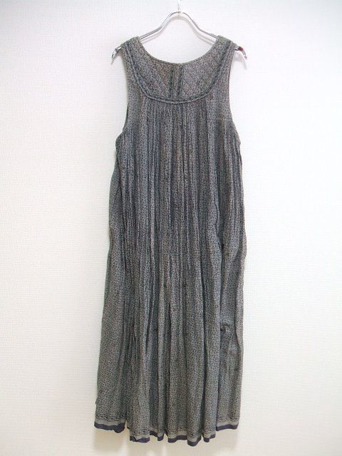 2-0211S△ maison de SOIL キルティング ギャザーワンピース  