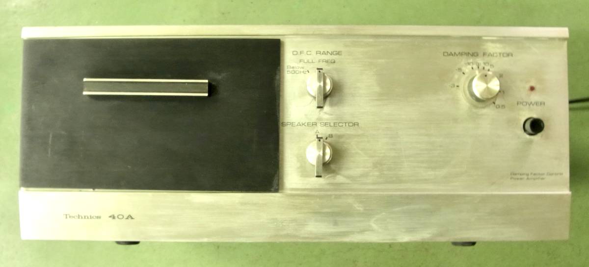 ☆◇使用保管品:テクニクスTechnics SU-40A管球メインアンプ ☆◇使用保管品:テクニクスTechnics SU-40A管球メインアンプ