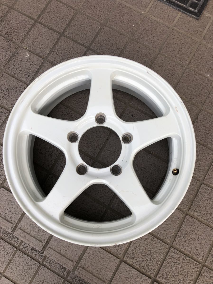ジムニー アルミホイール 1本 マナレイ 16インチ 5.5J +22 中古品 