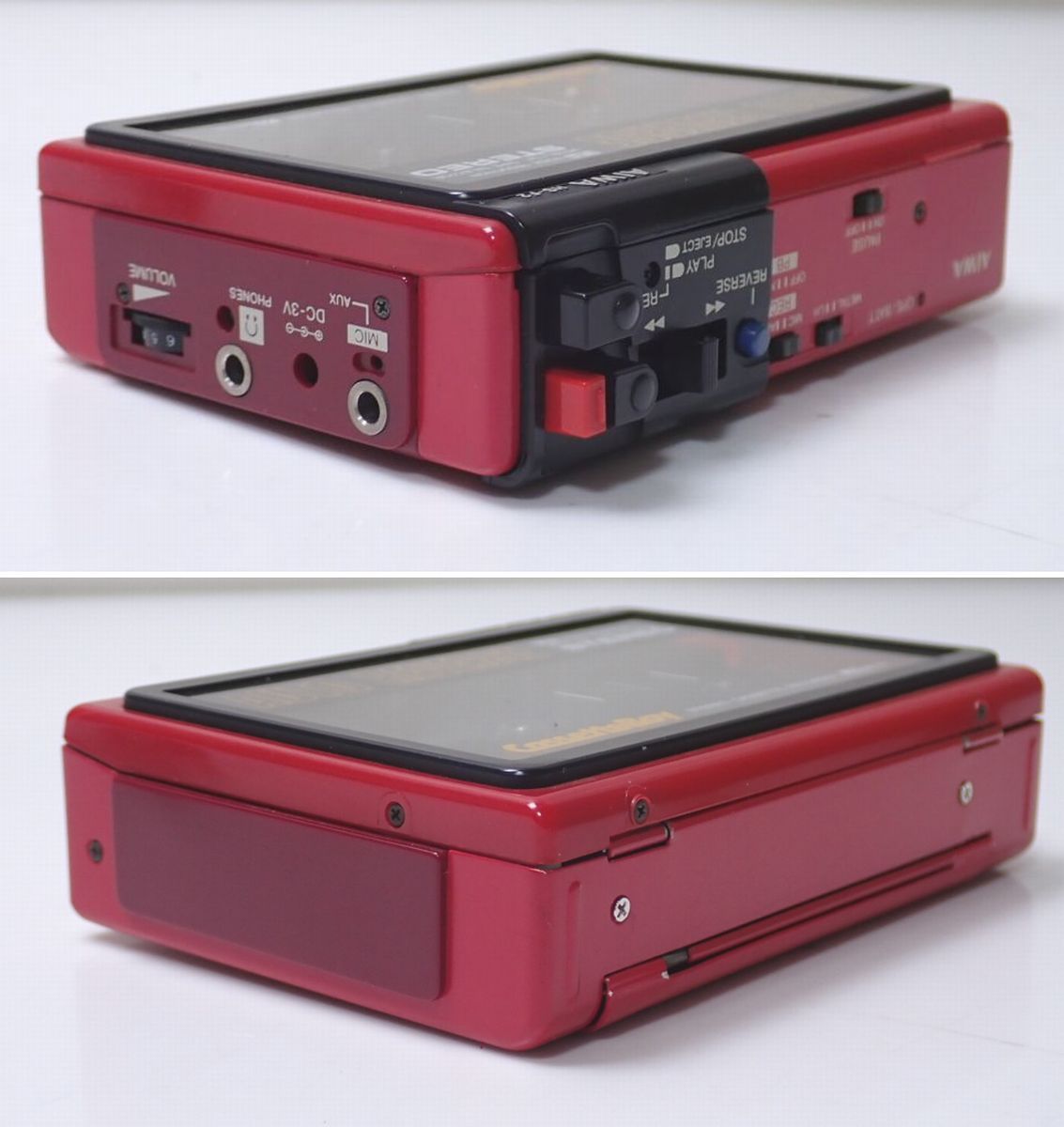 ☆AIWA/アイワ カセットボーイ HS-F2/レッド/ポータブルプレーヤー