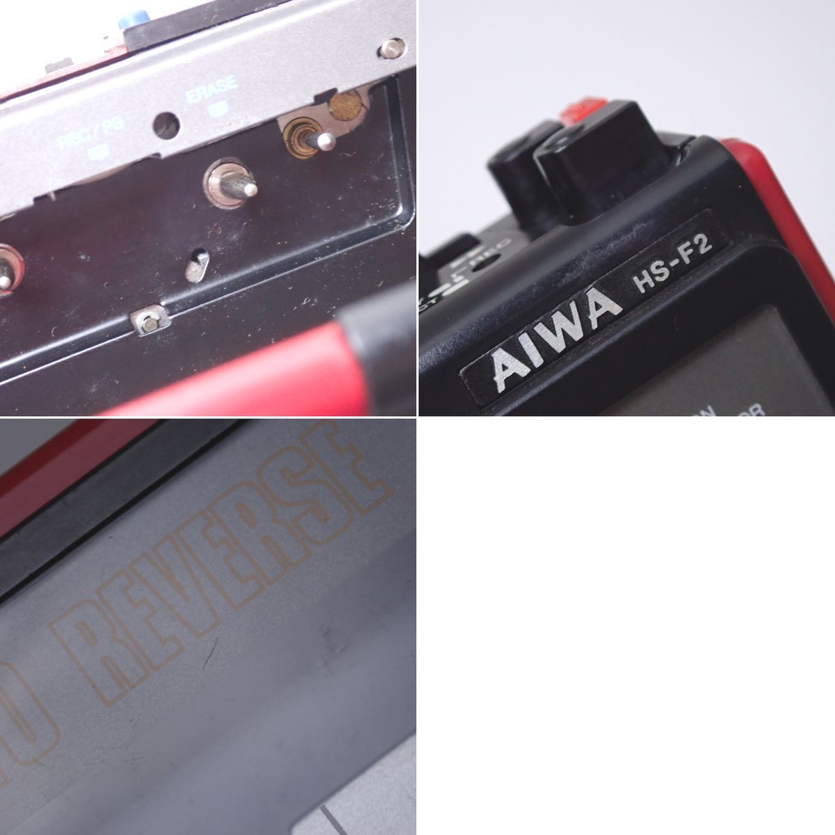 ☆AIWA/アイワ カセットボーイ HS-F2/レッド/ポータブルプレーヤー
