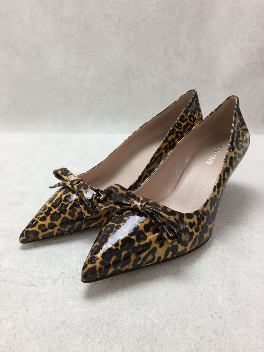 低価，新作 MIU MIU パンプス 5I851C(レディースシューズ)｜売買されたオークション情報、yahooの商品情報をアーカイブ公開 - オークファン その他