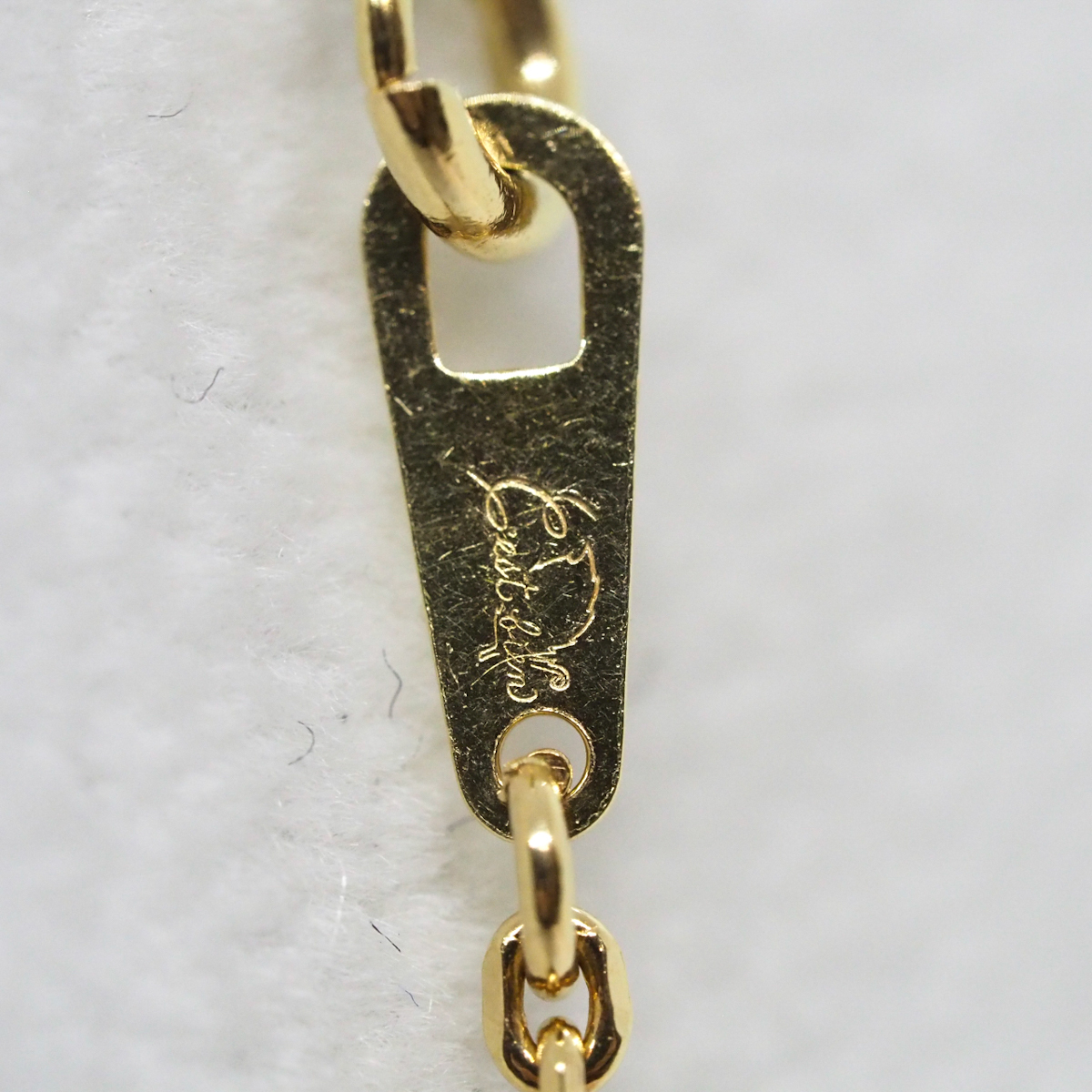 K18 750刻印 デザインチェーン ゴールドネックレス 40.5cm 4.8g  