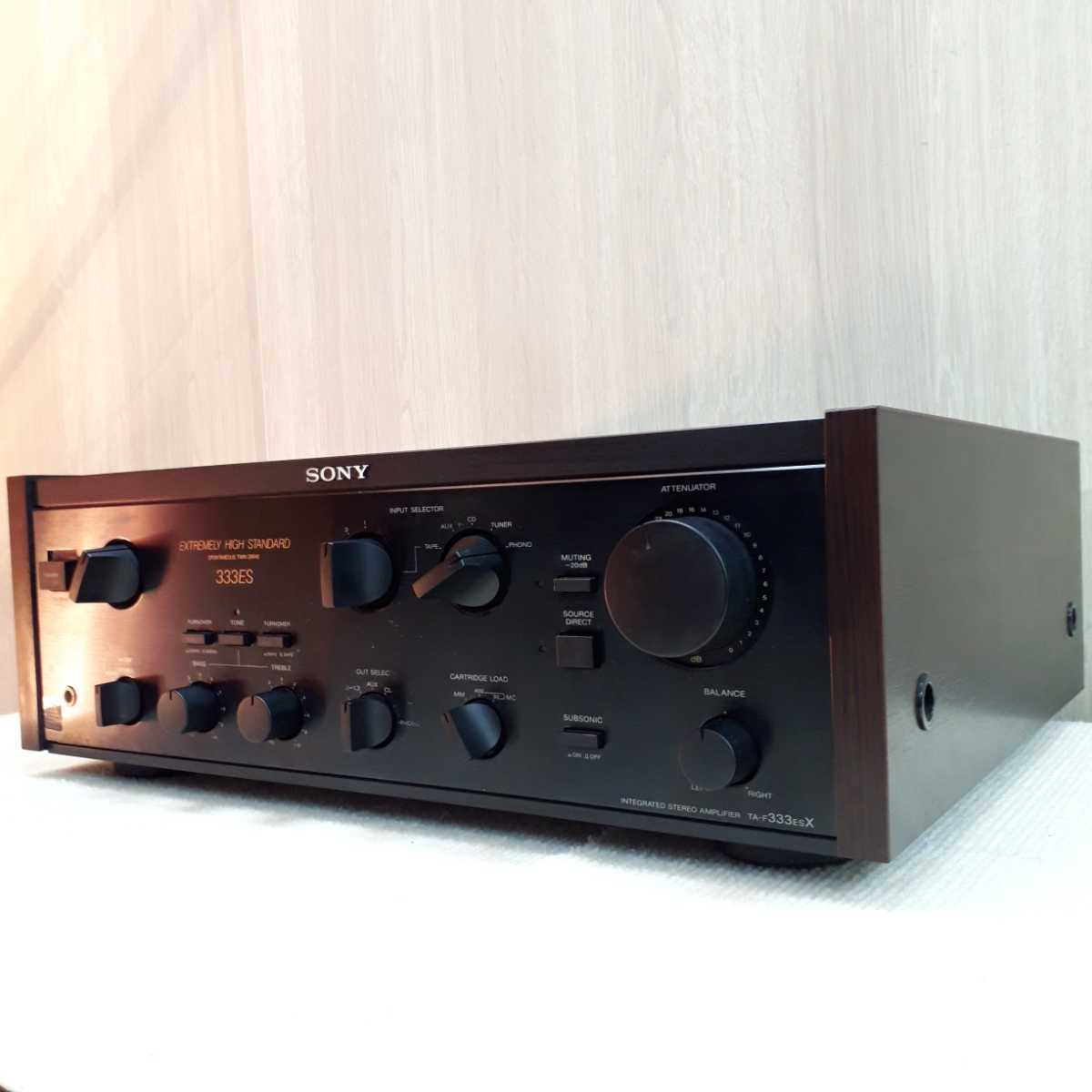 SONY プリメインアンプ ソニー 2026年最新Yahoo!オークション -sony メンテ済 SONY　簡易動作確認済 TA-F333ESX プリメインアンプ　ソニー