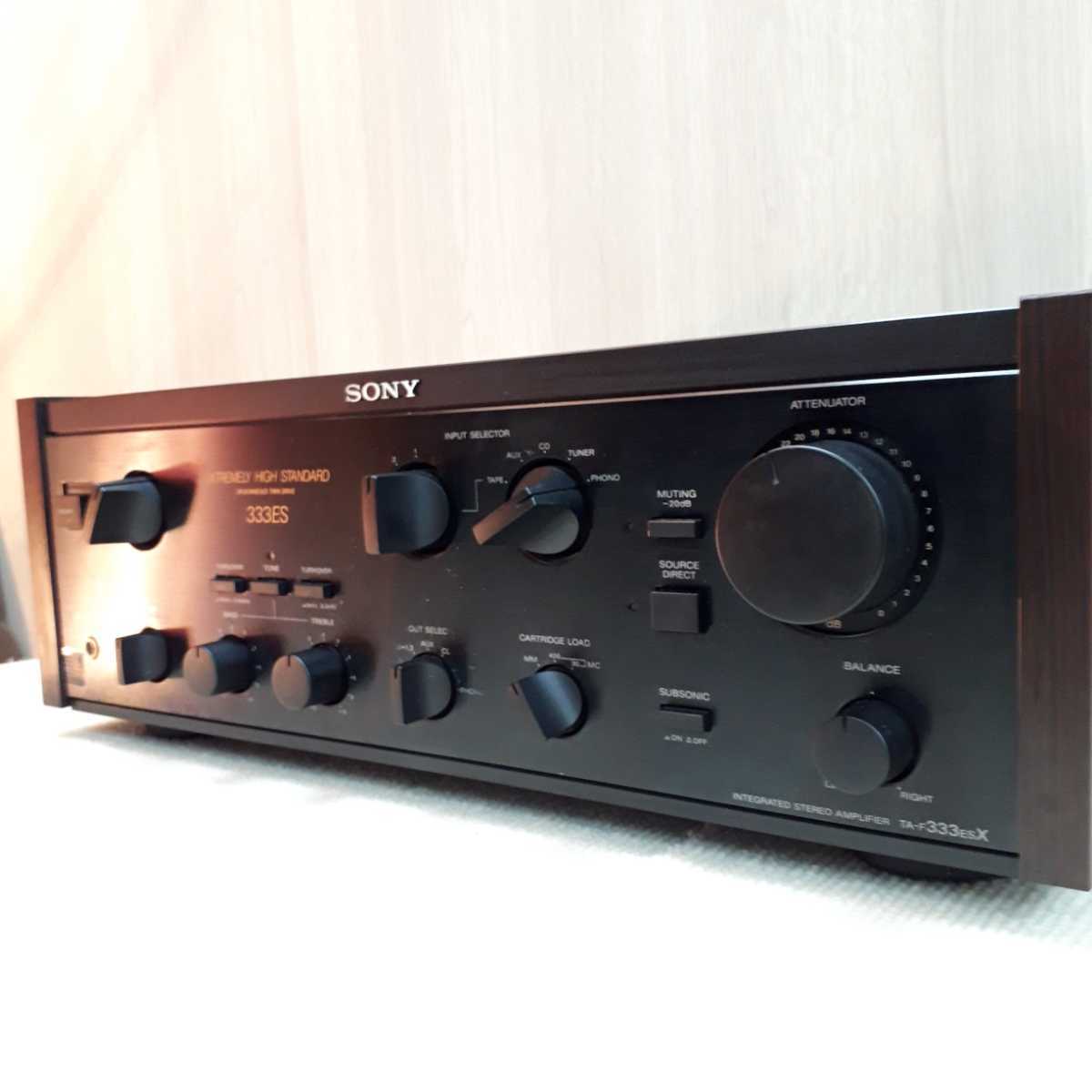 SONY プリメインアンプ ソニー 2026年最新Yahoo!オークション -sony メンテ済 SONY　簡易動作確認済 TA-F333ESX プリメインアンプ　ソニー