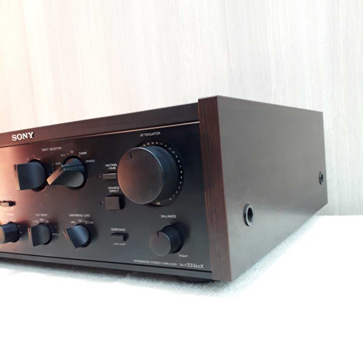 SONY プリメインアンプ ソニー 2026年最新Yahoo!オークション -sony メンテ済 SONY　簡易動作確認済 TA-F333ESX プリメインアンプ　ソニー