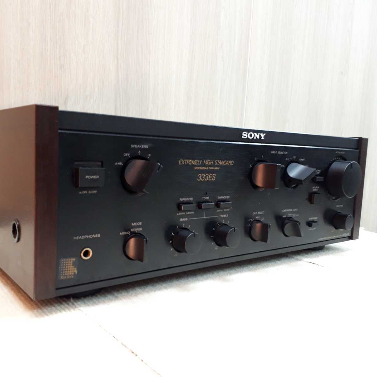 SONY プリメインアンプ ソニー 2026年最新Yahoo!オークション -sony メンテ済 SONY　簡易動作確認済 TA-F333ESX プリメインアンプ　ソニー