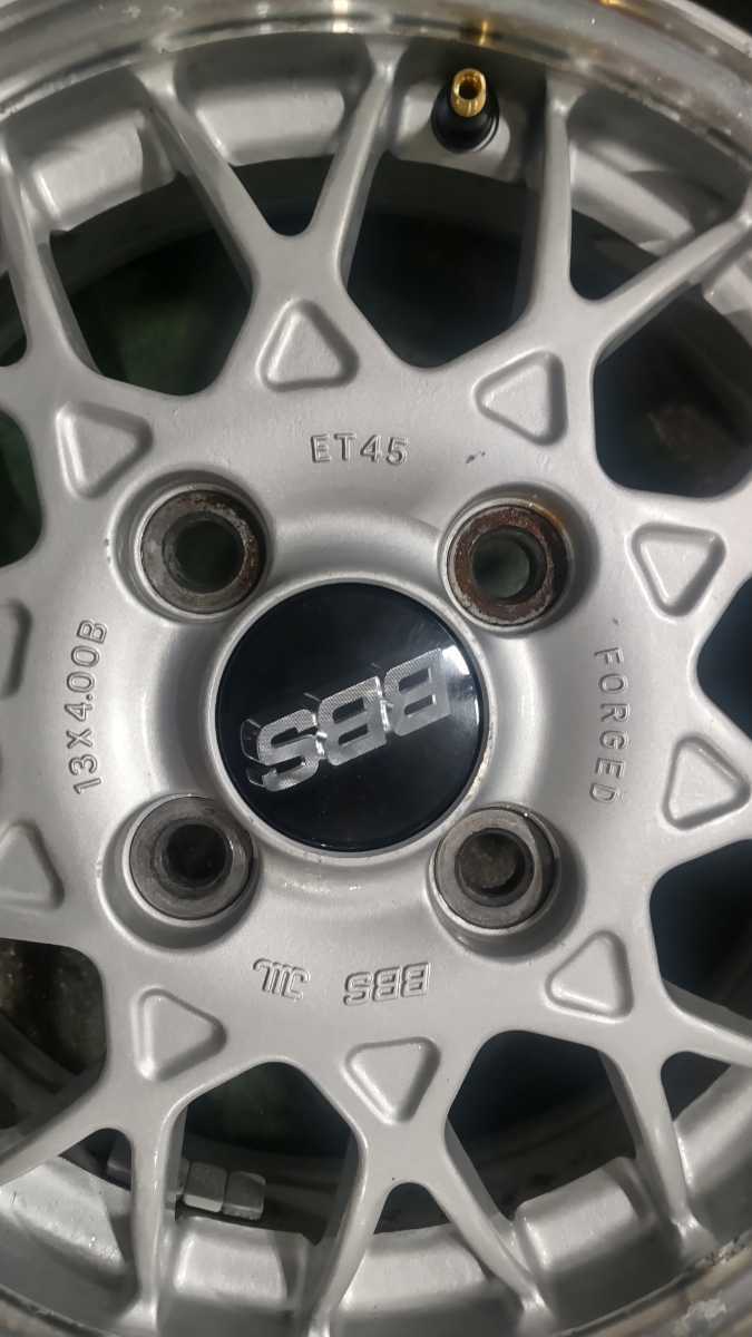 中古 スバル 純正 鍛造 BBS 13インチ アルミホイール4本セット 13×4.0J