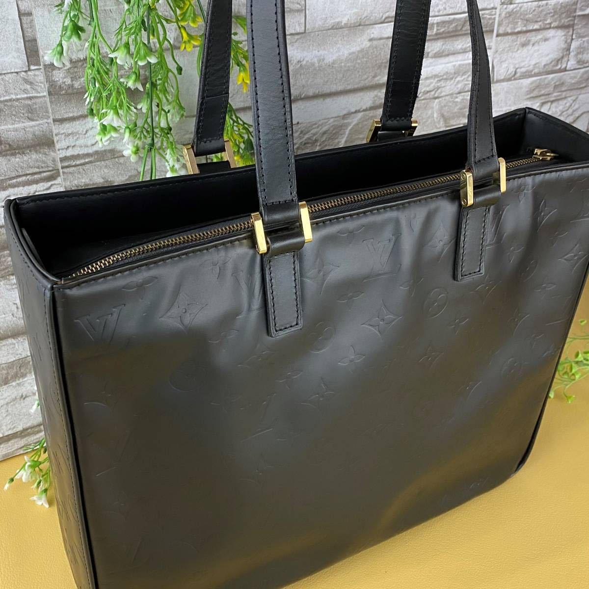 ルイヴィトン モノグラム ヴェルニ コロンバス トートバッグ マット