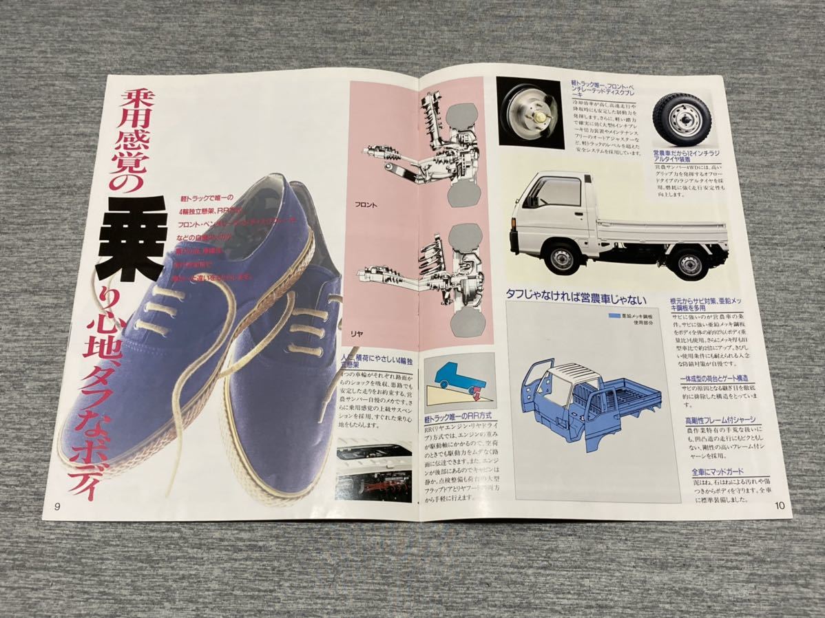 旧車カタログ】 1991年 スバル営農サンバー660 KS3/KS4/KV4系 農協専売
