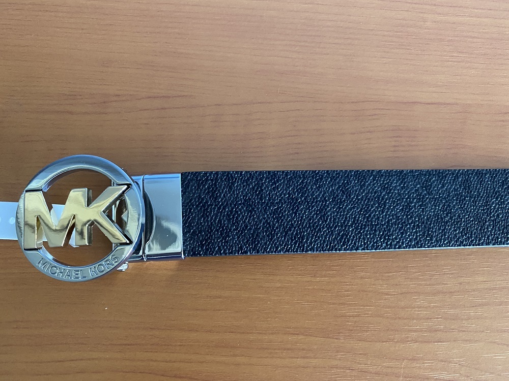 ベルト - マイケルコース リバーシブル 新品 MKロゴ XL US ロゴ リバーシブルベルト KORS MICHAEL Michael レディース 1X バニラ