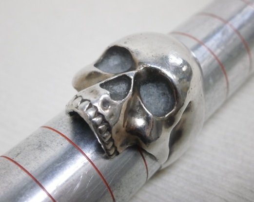 Sterling Silver☆ジャンキージャガー スカルリング 18号☆JUNKY 