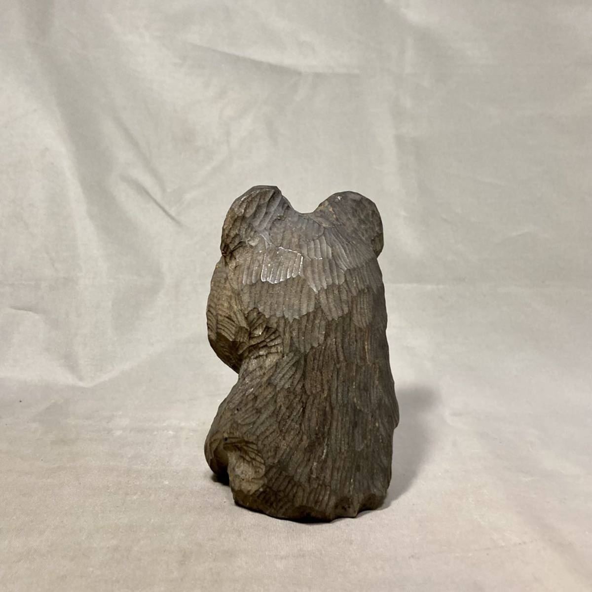 時代 木彫熊 八雲 ガラス目 無銘 北海道 熊 クマ 置物 彫刻 民芸品 古美術 ガラス目 北海道 古い 木彫りの熊 | 農民美術 - Yahoo!オークション