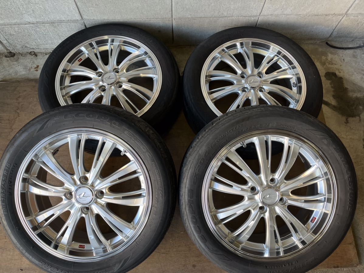 WEDS レオニス 16インチ 6J 4H 100 オフセット50 タイヤセット 185  