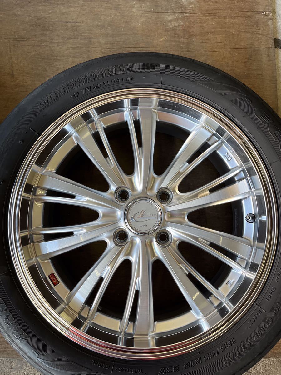 WEDS レオニス 16インチ 6J 4H 100 オフセット50 タイヤセット 185  