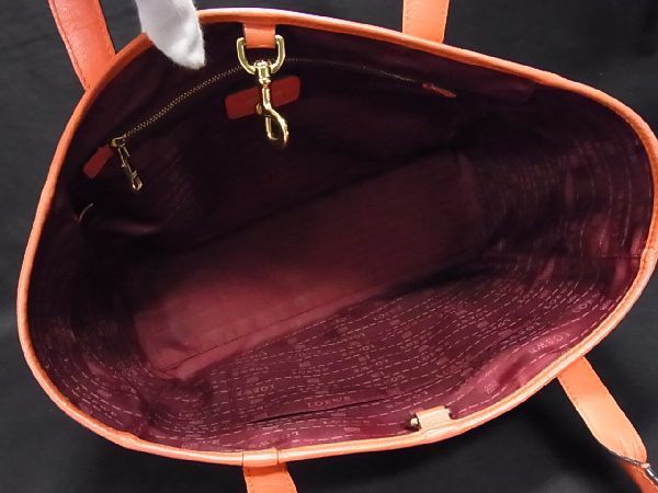 1円 LOEWE ロエベ ヘリテージ レザー ハンドバッグ ショルダーバッグ トートバッグ 肩掛け 手提げ レディース コーラルオレンジ系 Z2077kh