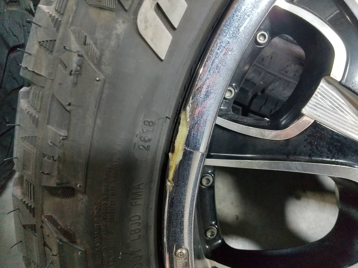GOLDMAN CRUISE 20×8.5J INSET22 6穴 MONSTA GRIPPER 265/50R20 4本 